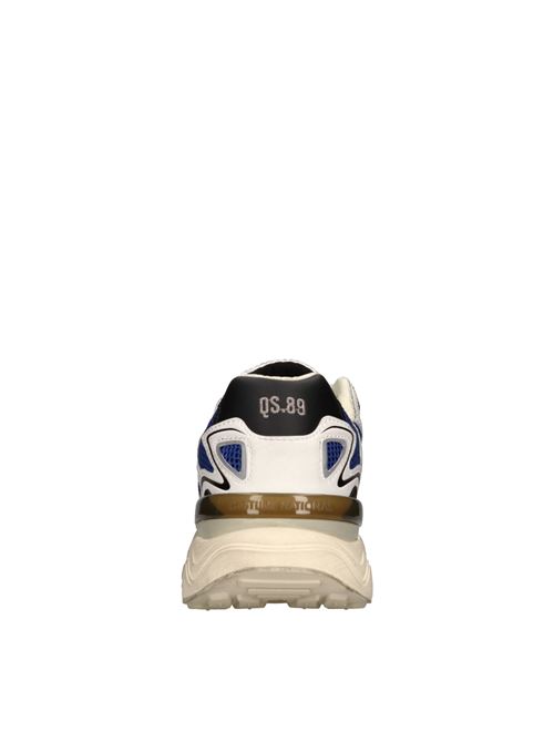 Sneakers in ecopelle e tessuto C'N'C | 25402/CP C ECO LEATHERBIANCO-NERO-BLU